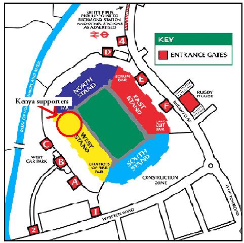 Twickenham Stadium diagram courtesy of RFU.com. As for the after parties, 